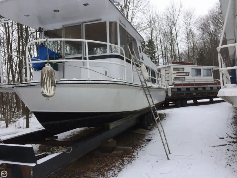 Slide: The Image of Kings Craft 40 Houseboat 1974 - 1