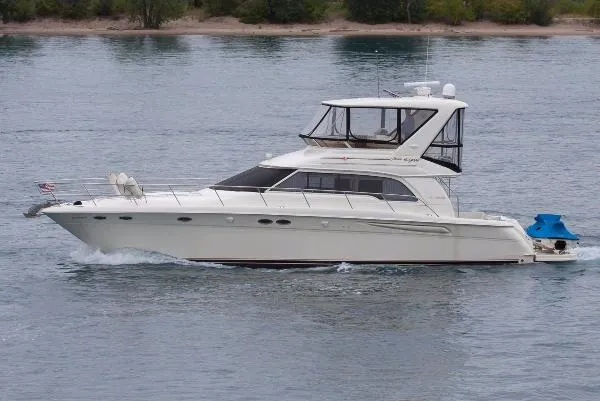 Slide: The Image of Sea Ray 480 Sedan Bridge Fresh Water only 1999 - 2