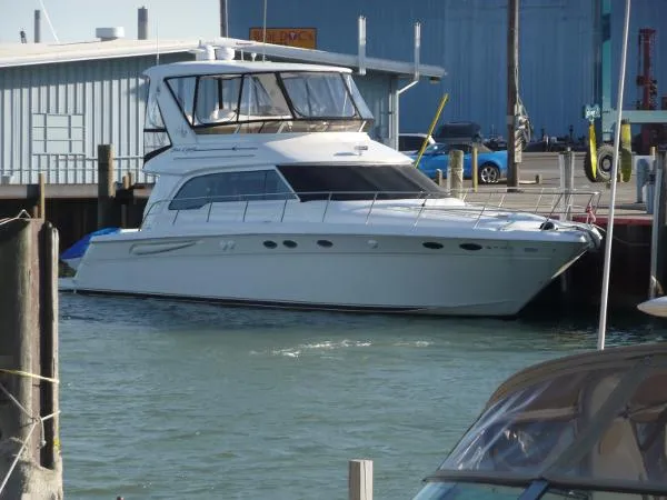 Slide: The Image of Sea Ray 480 Sedan Bridge Fresh Water only 1999 - 5