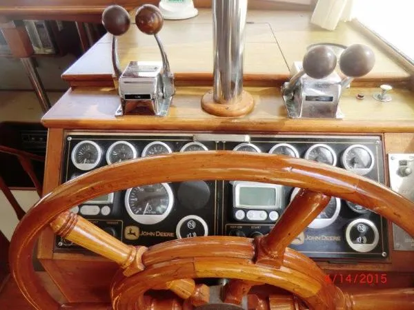 Slide: The Image of Grand Banks Classic Engine Upgrade 1985 - 4