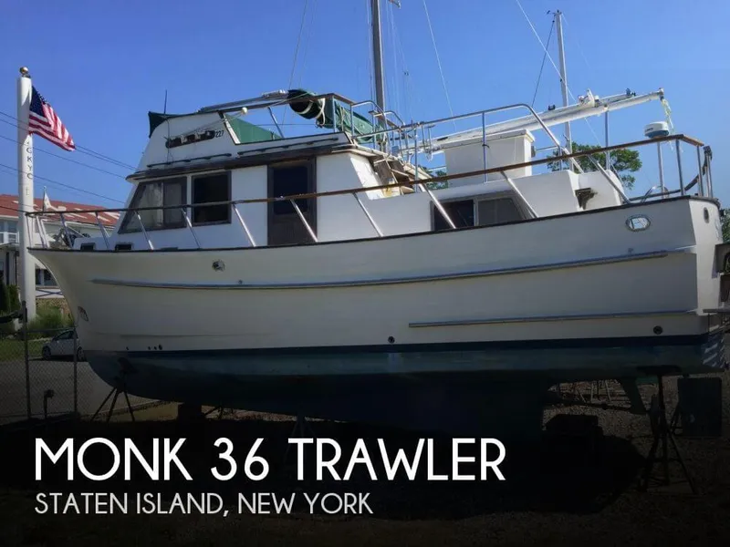 Slide: The Image of Monk 36 Trawler 1986 - 0
