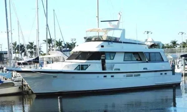 Slide: The Image of Hatteras Cockpit Motor Yacht 1988 - 0