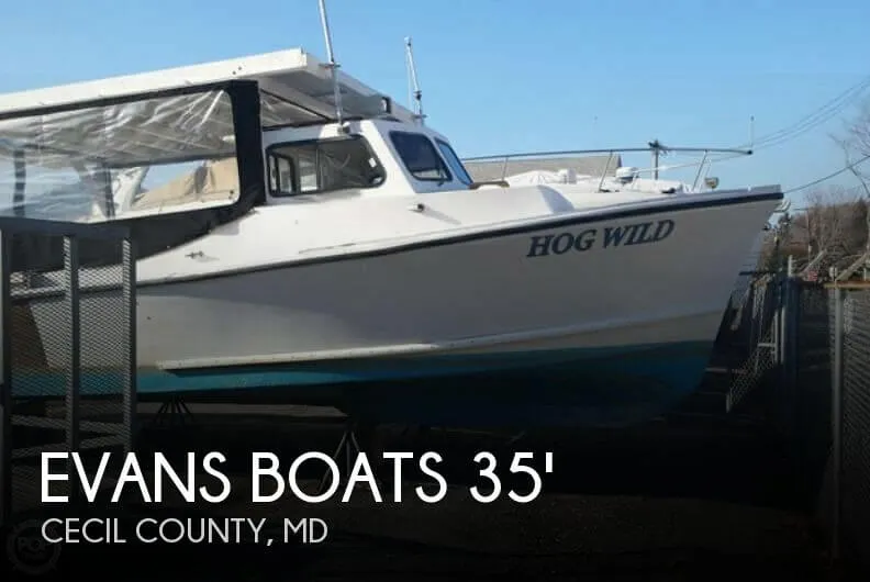 Slide: The Image of Evans Boats 35 Somerset 1988 - 0