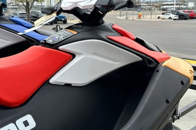 Slide: The Image of 2026 Sea-Doo PWC SPARK with red seat and sleek design. - 9