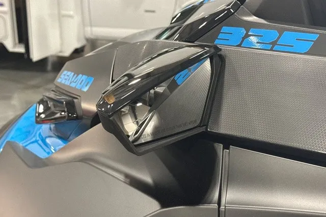 Slide: The Image of Close-up of a 2026 Sea-Doo PWC RXT X 325 AUD BE IBR 26 with distinctive blue accents. - 25