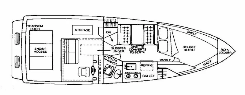 Slide: The Image of Sea Ray 300 Sundancer 1988 - 1