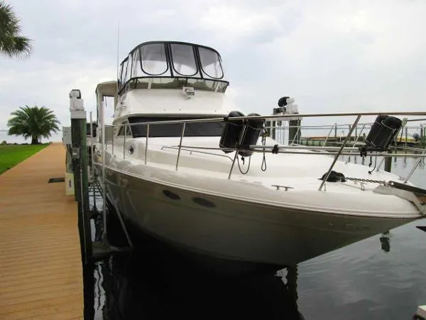 Slide: The Image of Sea Ray 420 Aft Cabin 2000 - 1