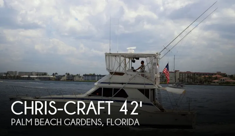 Slide: The Image of Chris-Craft 422 SF Commander 1986 - 0