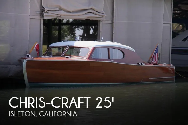 Slide: The Image of Chris-Craft 25 Sportsman 1948 - 0