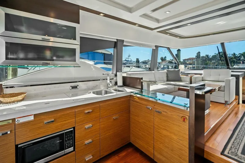 Slide: The Image of 2016 Tiara Yachts 50 Flybridge - Salon - 15