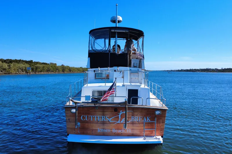 Slide: The Image of 2006 Albin 40 North Sea Cutter on water, "Cutters Break" from Jensen Beach, FL. - 12