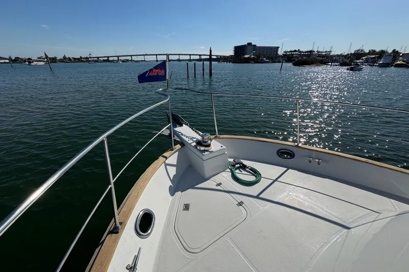 Slide: The Image of Bow view of 2006 Albin 40 North Sea Cutter on calm water, sunny day. - 16