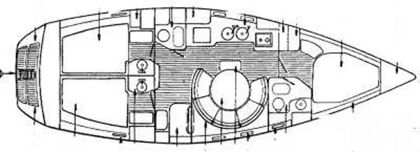 Slide: The Image of Jeanneau Sun Odyssey 42 1989 - 5