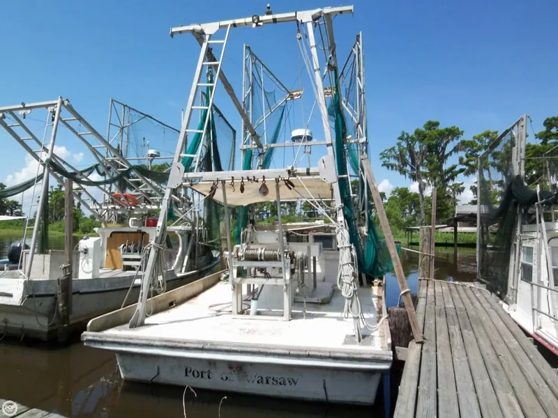 Slide: The Image of Smith Power Boats 34 Fiberglass Shrimper 1984 - 11