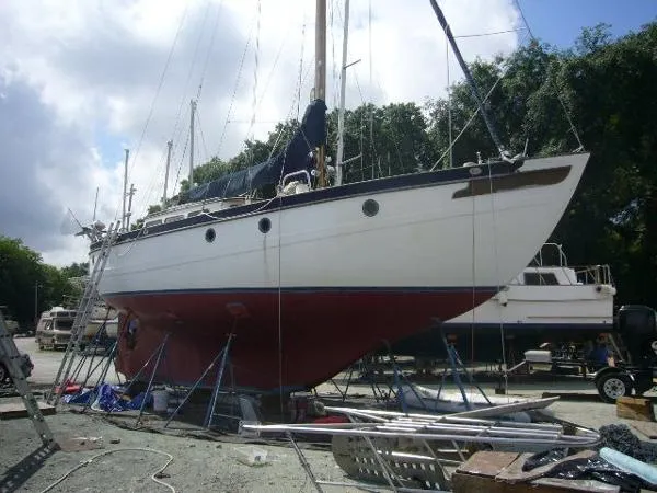 Slide: The Image of Spindrift 43 Pilothouse 1984 - 0