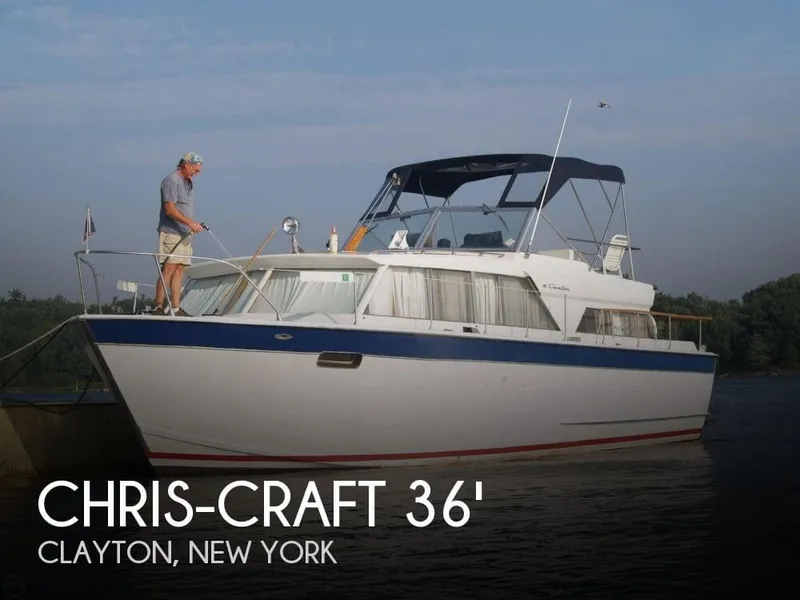 Slide: The Image of Chris-Craft 36 Cavalier Motor Yacht 1967 - 0