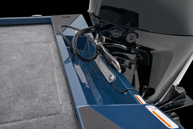 Slide: The Image of 2025 Ranger RT178C boat interior with storage compartment and seating. - 35