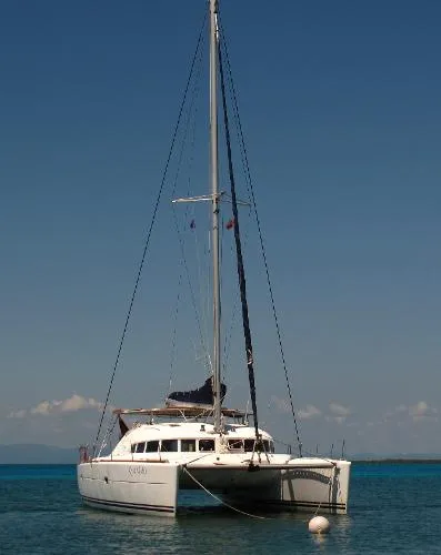 Slide: The Image of Lagoon 410 4 Cabin 2 Head Layout 2001 - 10