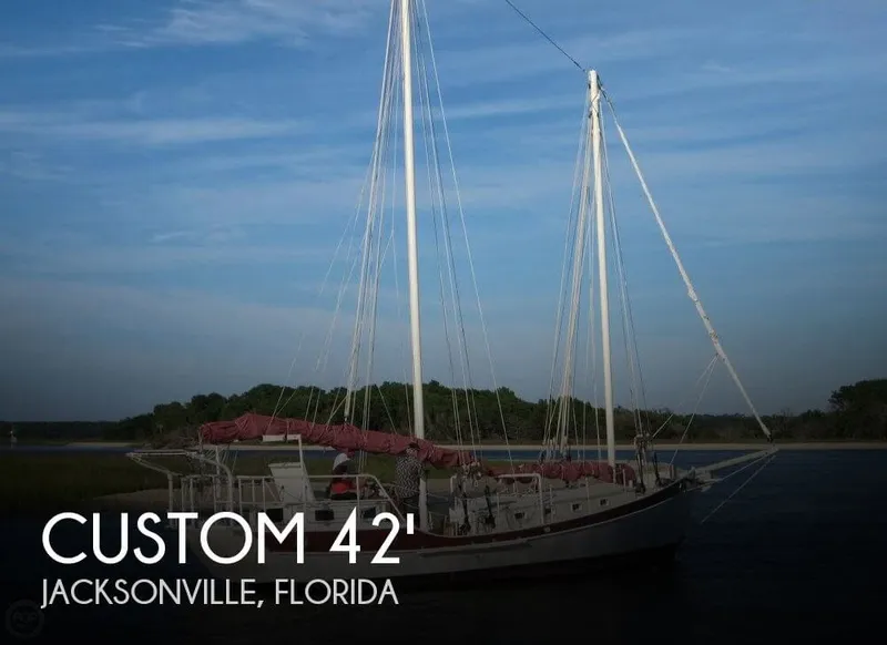 Slide: The Image of Custom Steel Boats 42 Gazelle 1990 - 0