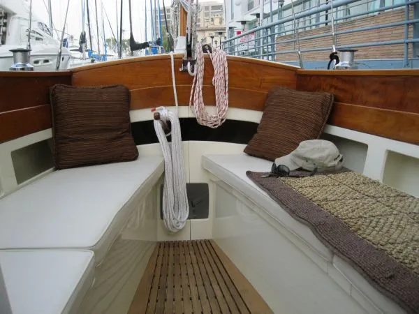 Slide: The Image of Herreshoff "Rozinante" Double Ended Canoe Yawl 1962 - 8