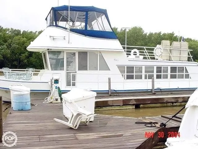 Slide: The Image of Tucker Marine 45 Houseboat 1972 - 5