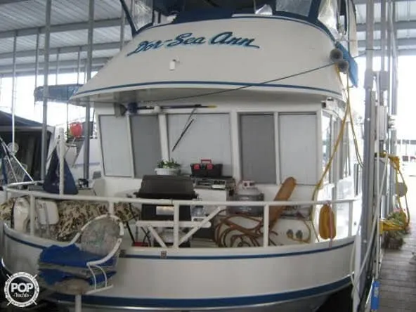 Slide: The Image of Tucker Marine 45 Houseboat 1972 - 6