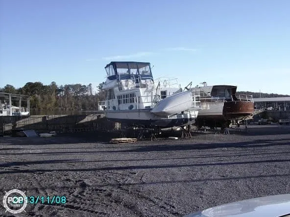 Slide: The Image of Tucker Marine 45 Houseboat 1972 - 8