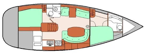 Slide: The Image of Beneteau Oceanis 400 1996 - 6
