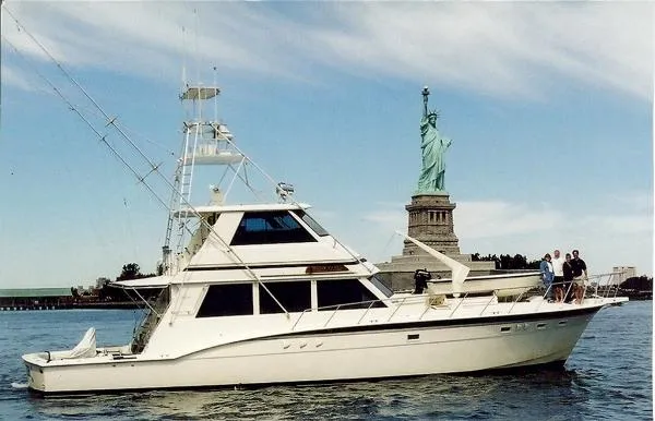 Slide: The Image of Hatteras Flybridge Tournament Sportfish 1984 - 0