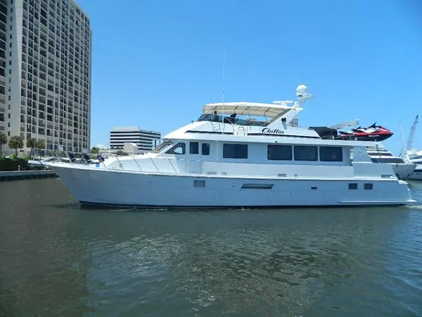 Slide: The Image of Hatteras Cockpit Motor Yacht 1999 - 0