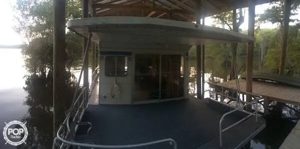 Slide: The Image of Jamestowner 50 x 14 Aluminum Houseboat 1987 - 2
