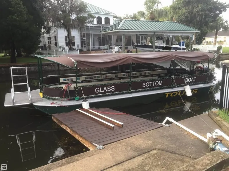 Slide: The Image of Delhi Glass Bottom Tour Boat 1972 - 3