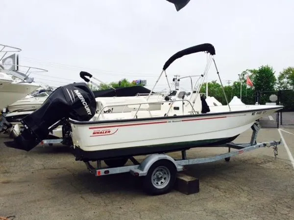 Slide: The Image of Boston Whaler 190 Montauk with Trailer 2011 - 0