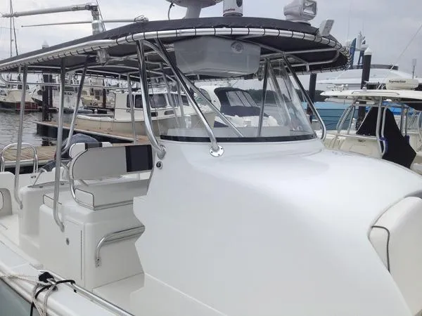 Slide: The Image of Twin Vee Powercats Hydrofoil 35 Catamaran 2014 - 2