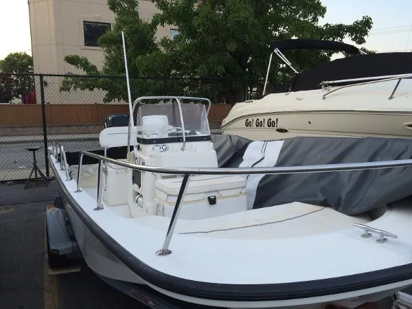 Slide: The Image of Boston Whaler 170 Montauk with Trailer 2003 - 1