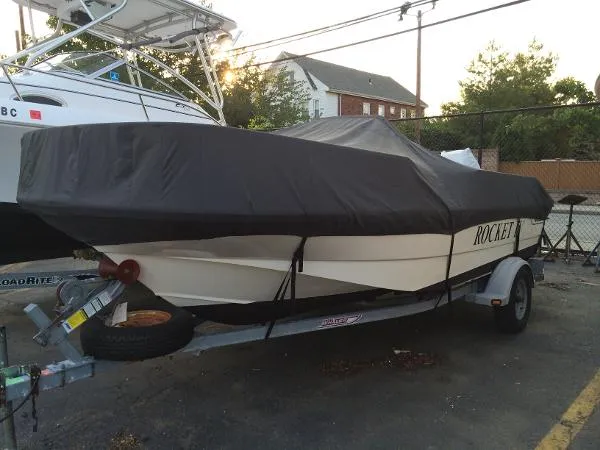 Slide: The Image of Boston Whaler 170 Montauk with Trailer 2003 - 3