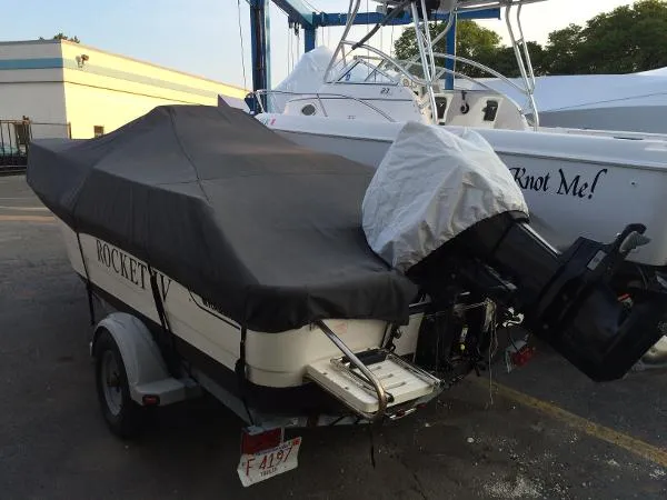 Slide: The Image of Boston Whaler 170 Montauk with Trailer 2003 - 4