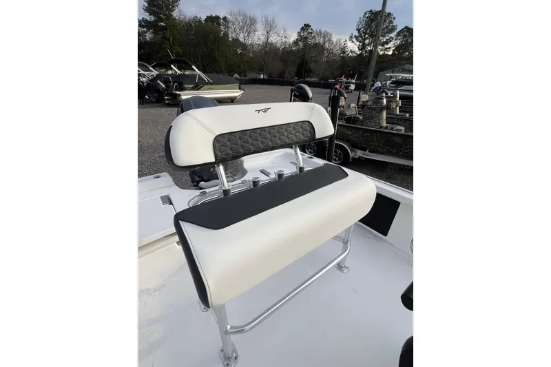 Slide: The Image of 2026 Tidewater 1910 Bay Max boat seat with sleek design and comfortable cushioning. - 6