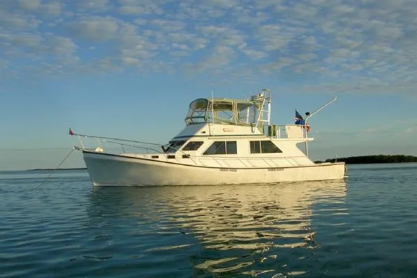 Slide: The Image of Provincial Marine 42 Downeast Flybridge Trawler 2000 - 0