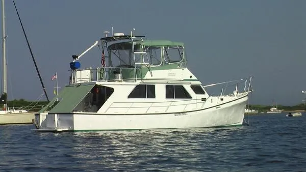 Slide: The Image of Provincial Marine 42 Downeast Flybridge Trawler 2000 - 1