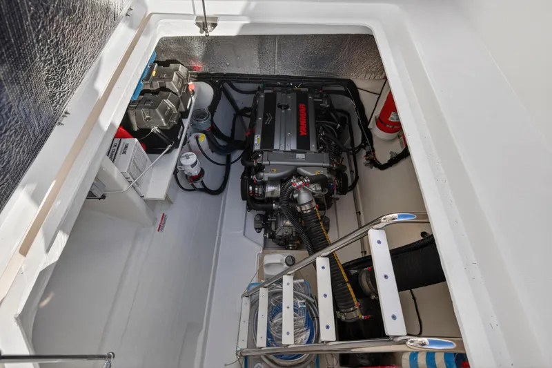 Slide: The Image of Engine room of 2024 Leopard 46 Powercat with Yanmar engine and equipment. - 95