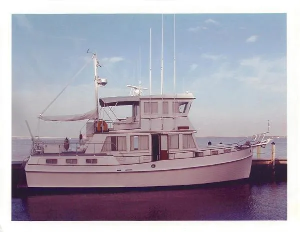 Slide: The Image of Grand Banks Enclosed Pilothouse Motor Yacht 1986 - 0