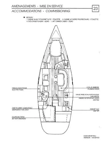 Slide: The Image of Beneteau 440 Oceanis 1996 - 4