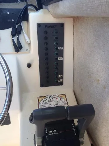 Slide: The Image of Parker Marine 2520 Deep Vee Sport Cabin 1999 - 8