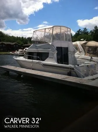 Slide: The Image of Carver Yachts 320 Voyager SR 1995 - 0