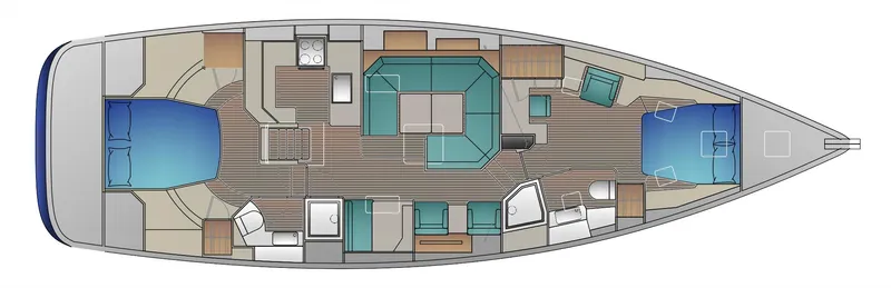 Slide: The Image of Two Cabin and Two Head Layout - 49
