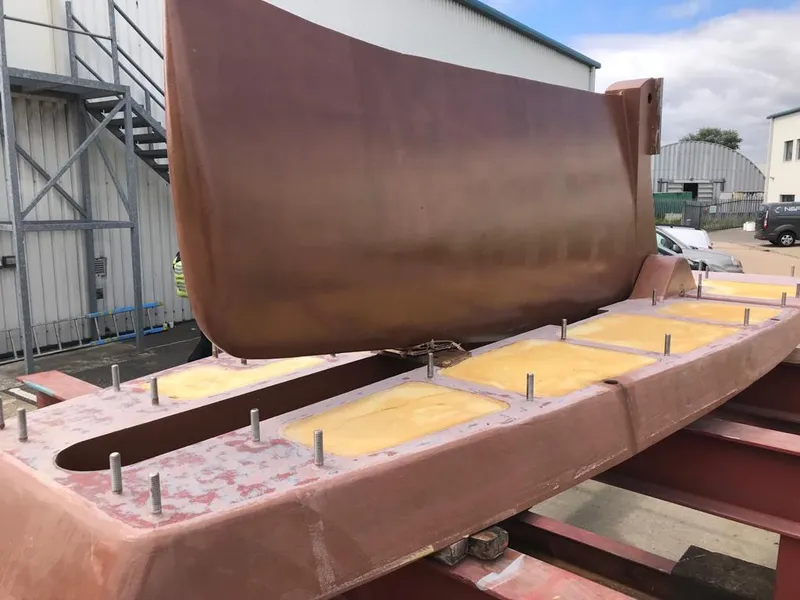 Slide: The Image of Southerly Swing Keel and grounding plate - 50