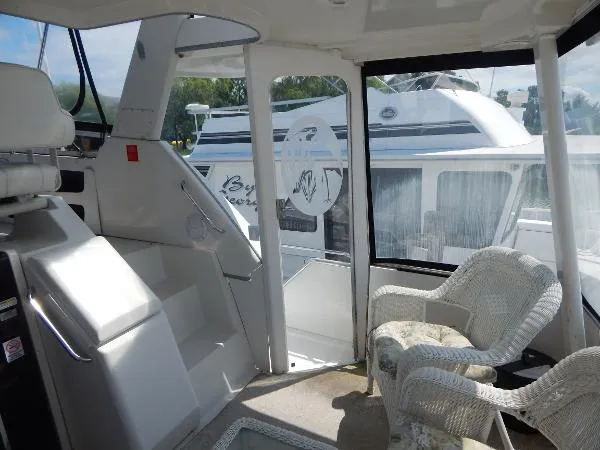 Slide: The Image of Carver Yachts 400 Cockpit Motor Yacht 1997 - 8