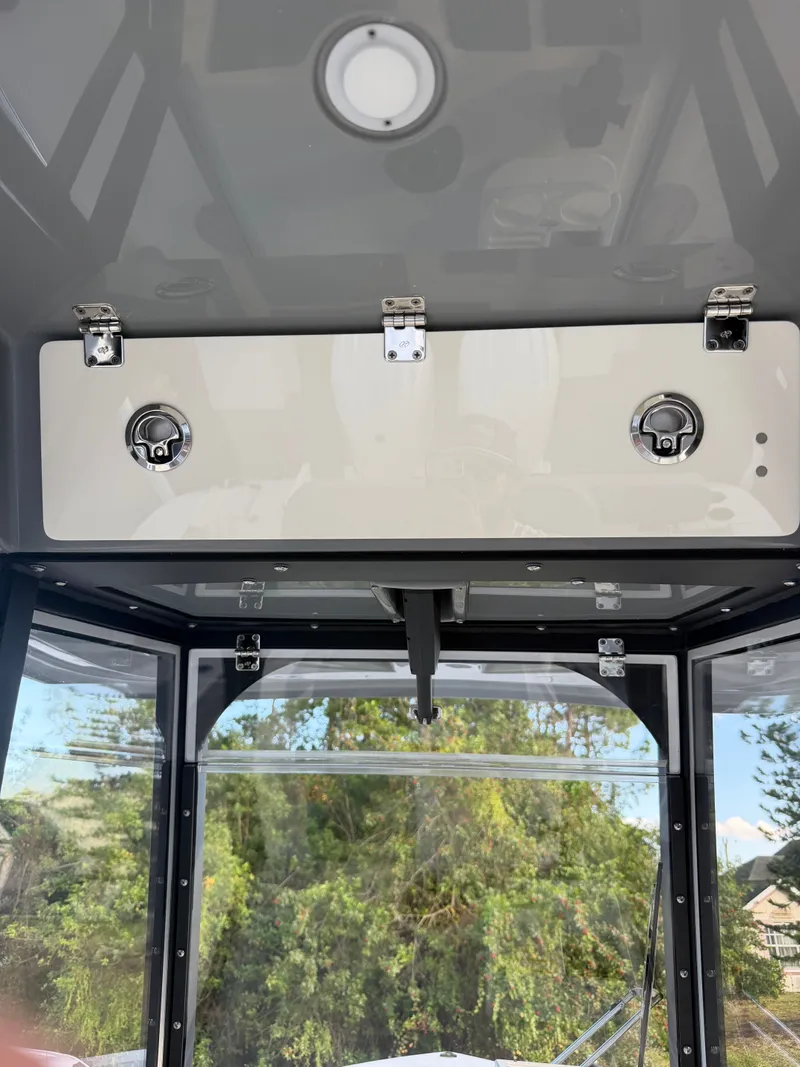 Slide: The Image of Interior view of the 2024 Cobia 240 Center Console boat. - 19