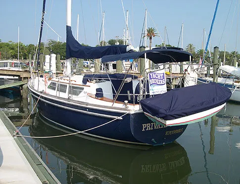 Slide: The Image of Gulfstar Sailmaster Aft Cockpit 1981 - 8